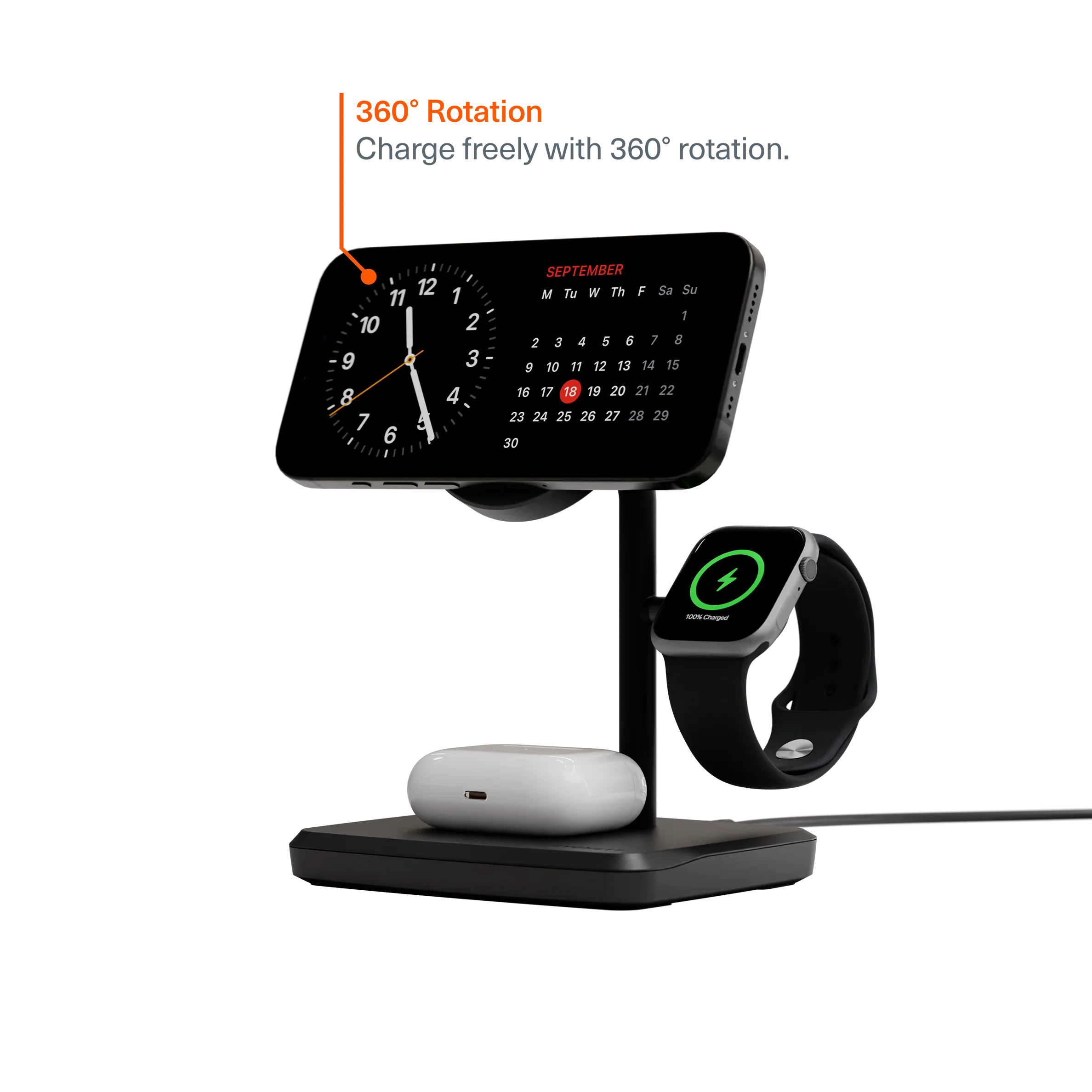 3-in-1 Magnetic Wireless Charger Qi2 - Image 4