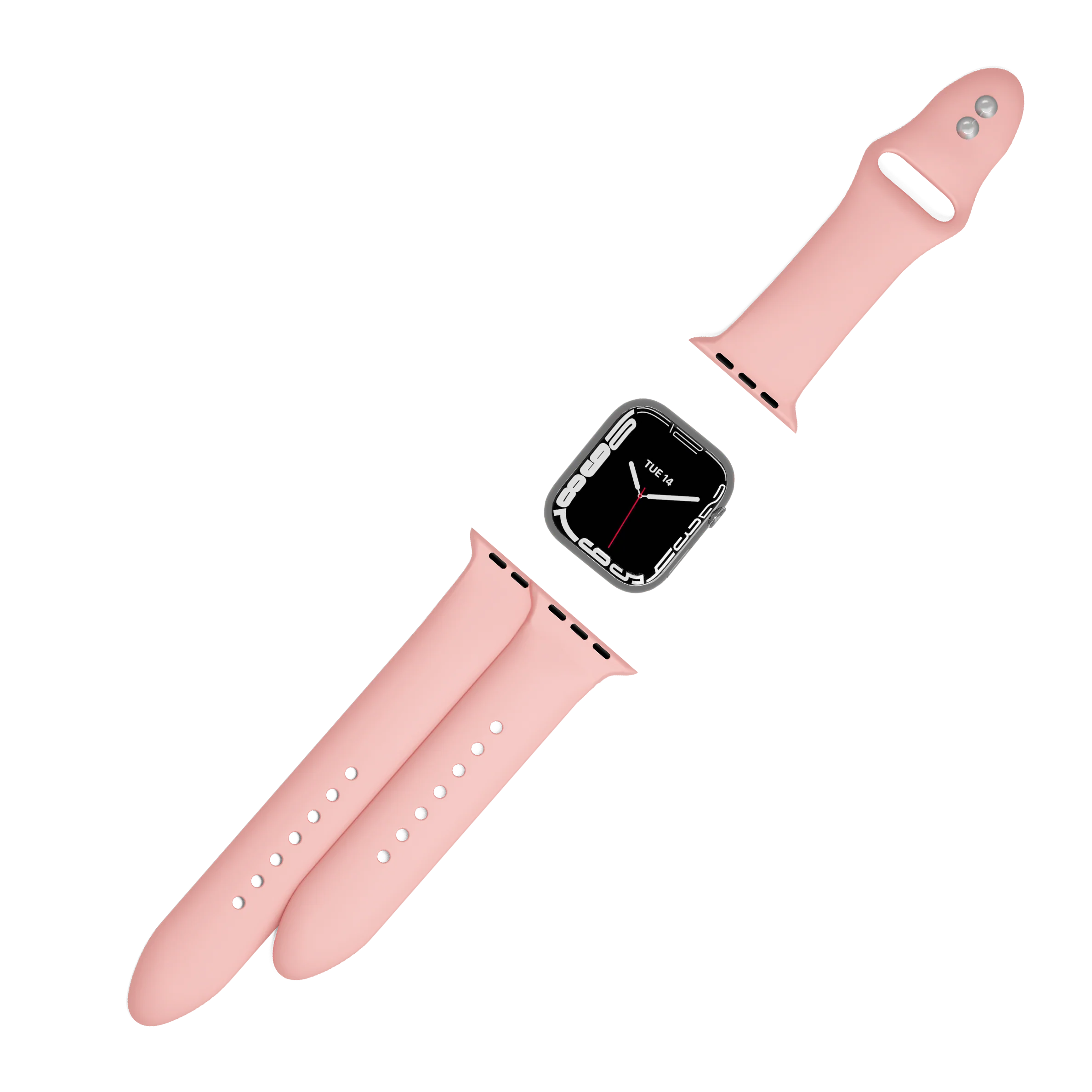 Silicone Bands for Apple Watch 3/4/5/6/7/SE 42/44/45mm - Image 3