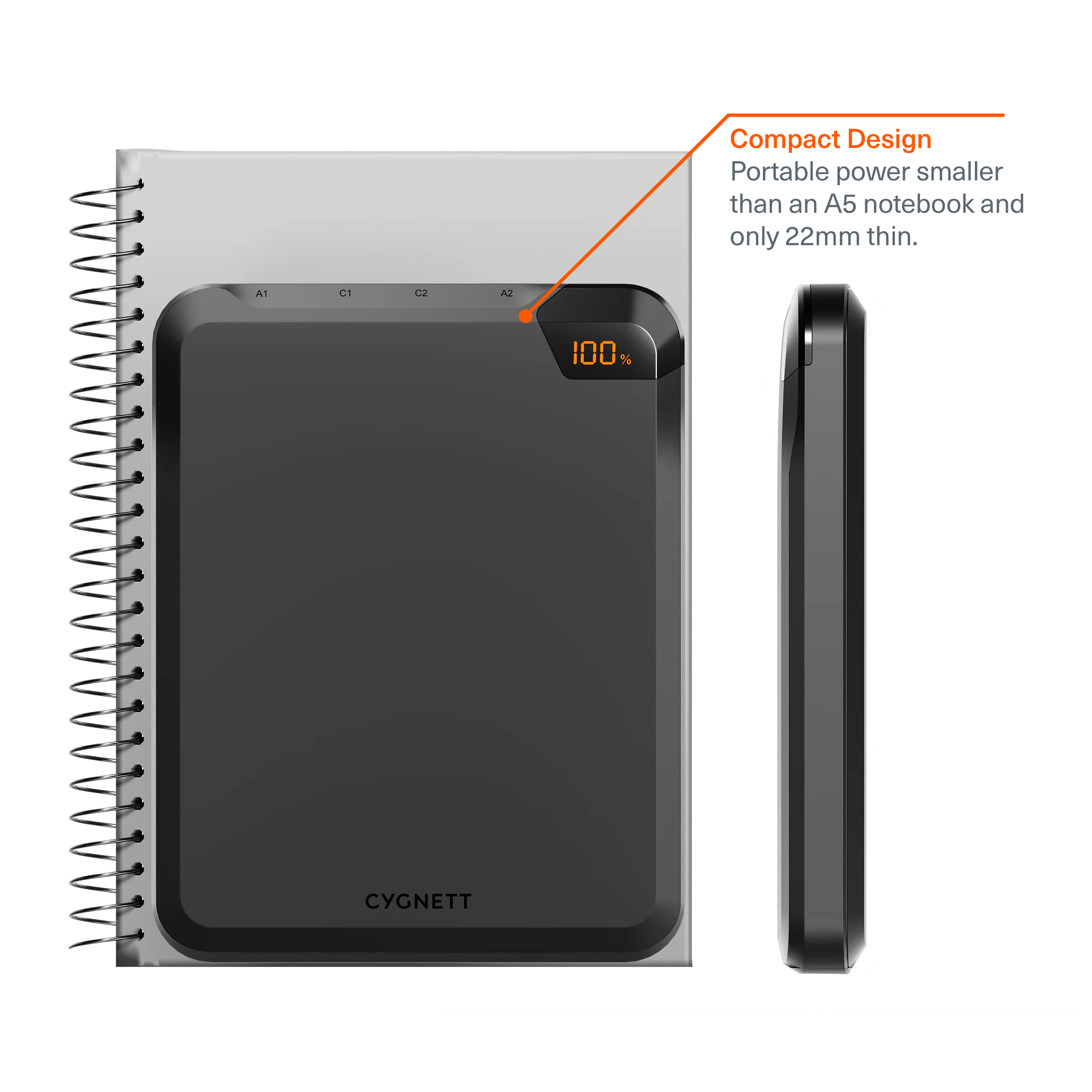 100W Laptop Power Bank 25K + Stand - Image 3