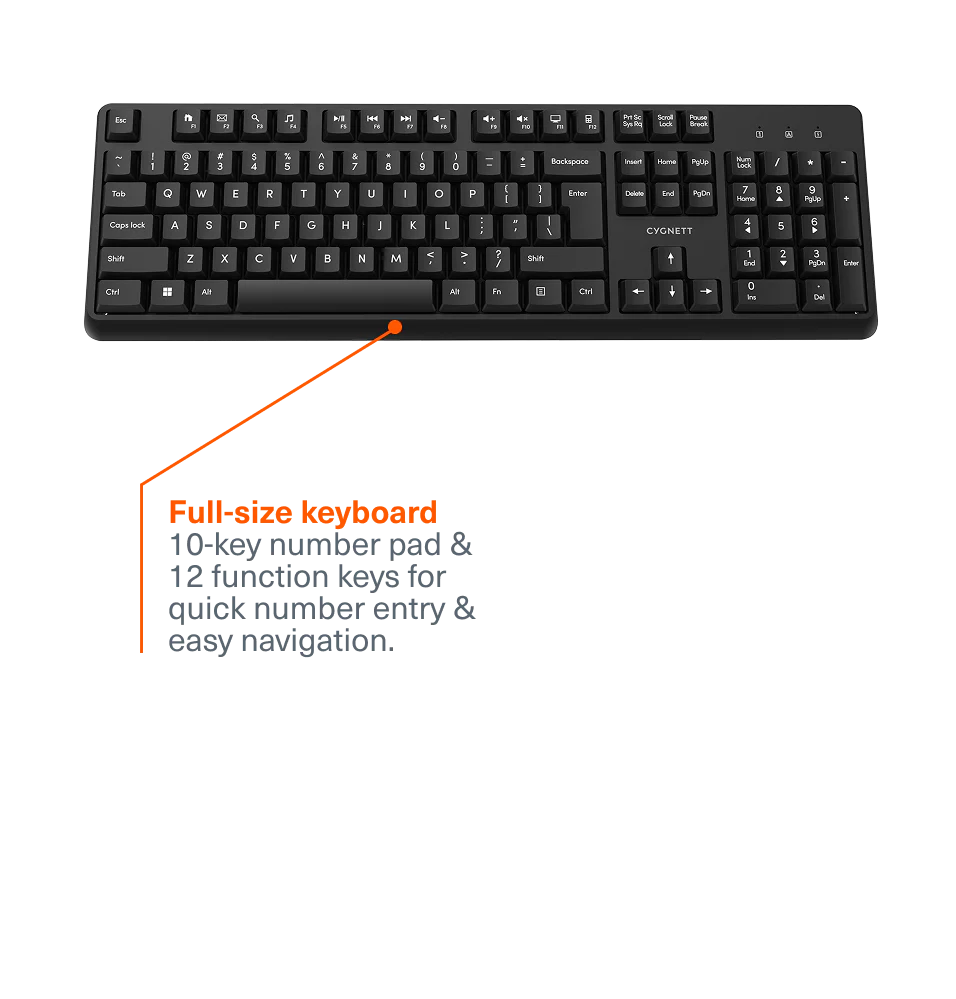 Wireless Keyboard & Mouse Combo - Image 3